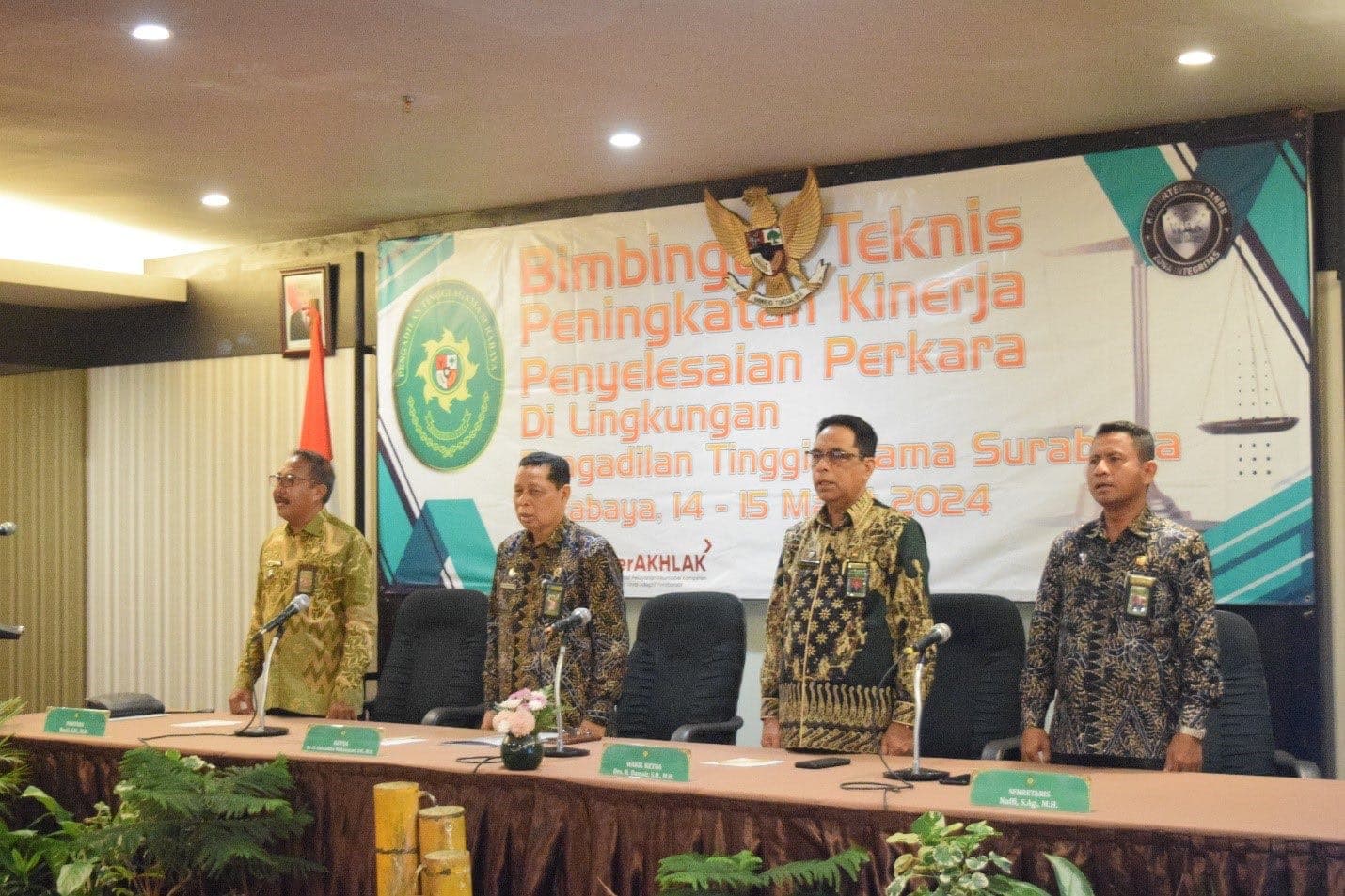 Tingkatkan Kinerja Penyelesaian Perkara, 
Pengadilan Agama Tuban Ikuti Bimbingan Teknis