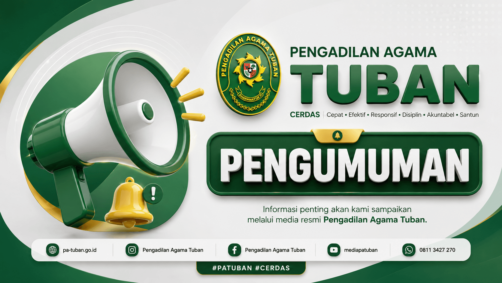 Pengumuman: Perubahan Jadwal Sidang Bulan April 2026