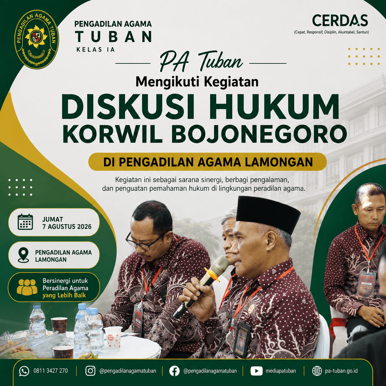 Diskusi Hukum Pengadilan Se-Wilayah PA Bojonegoro
