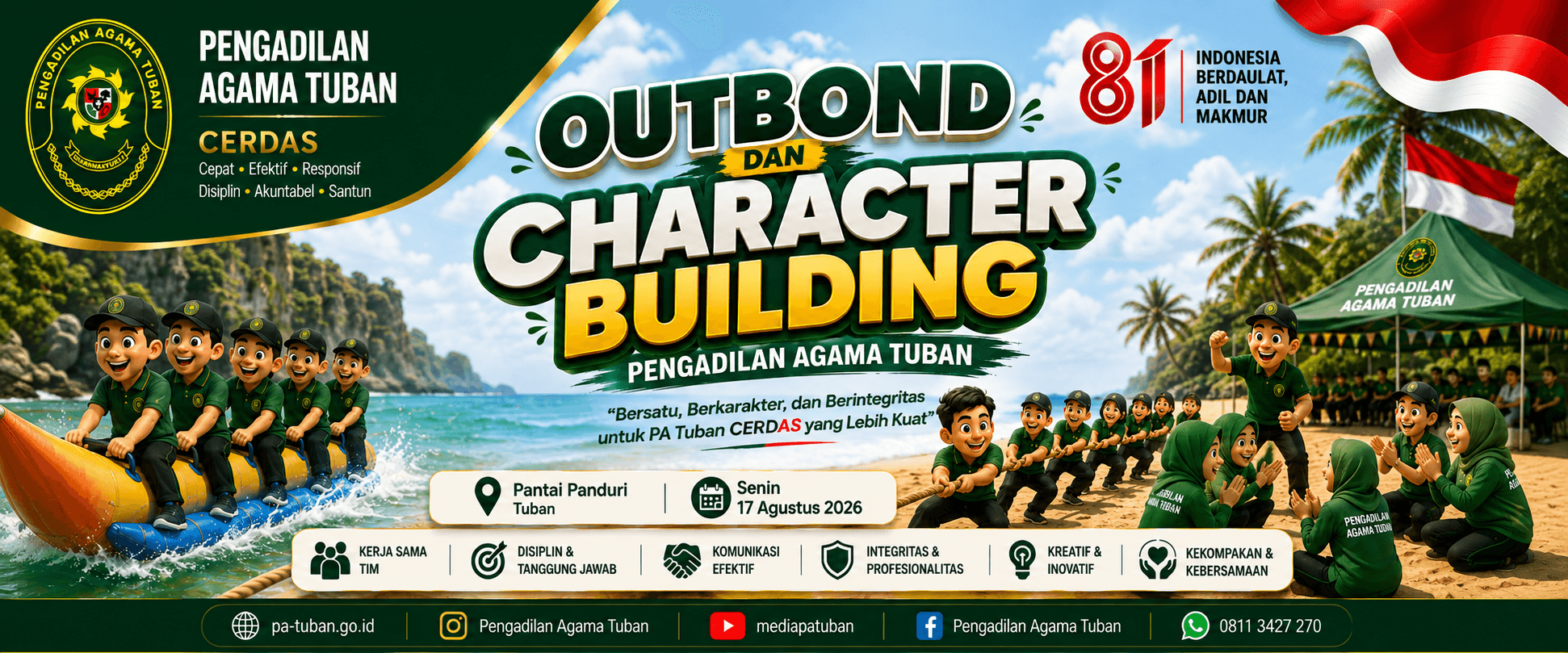 Outbond Character Building Pengadilan Agama Tuban