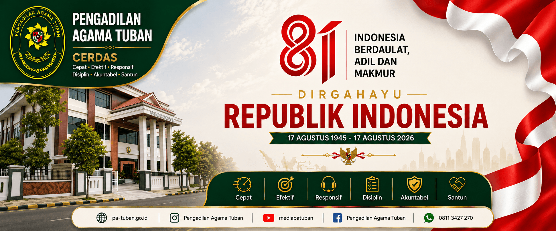 Upacara Peringatan HUT ke-81 RI
