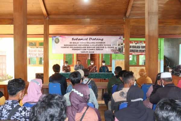 SIDANG KELILING PENGADILAN AGAMA TUBAN DI DESA TALANGKEMBAR KECAMATAN MONTONG