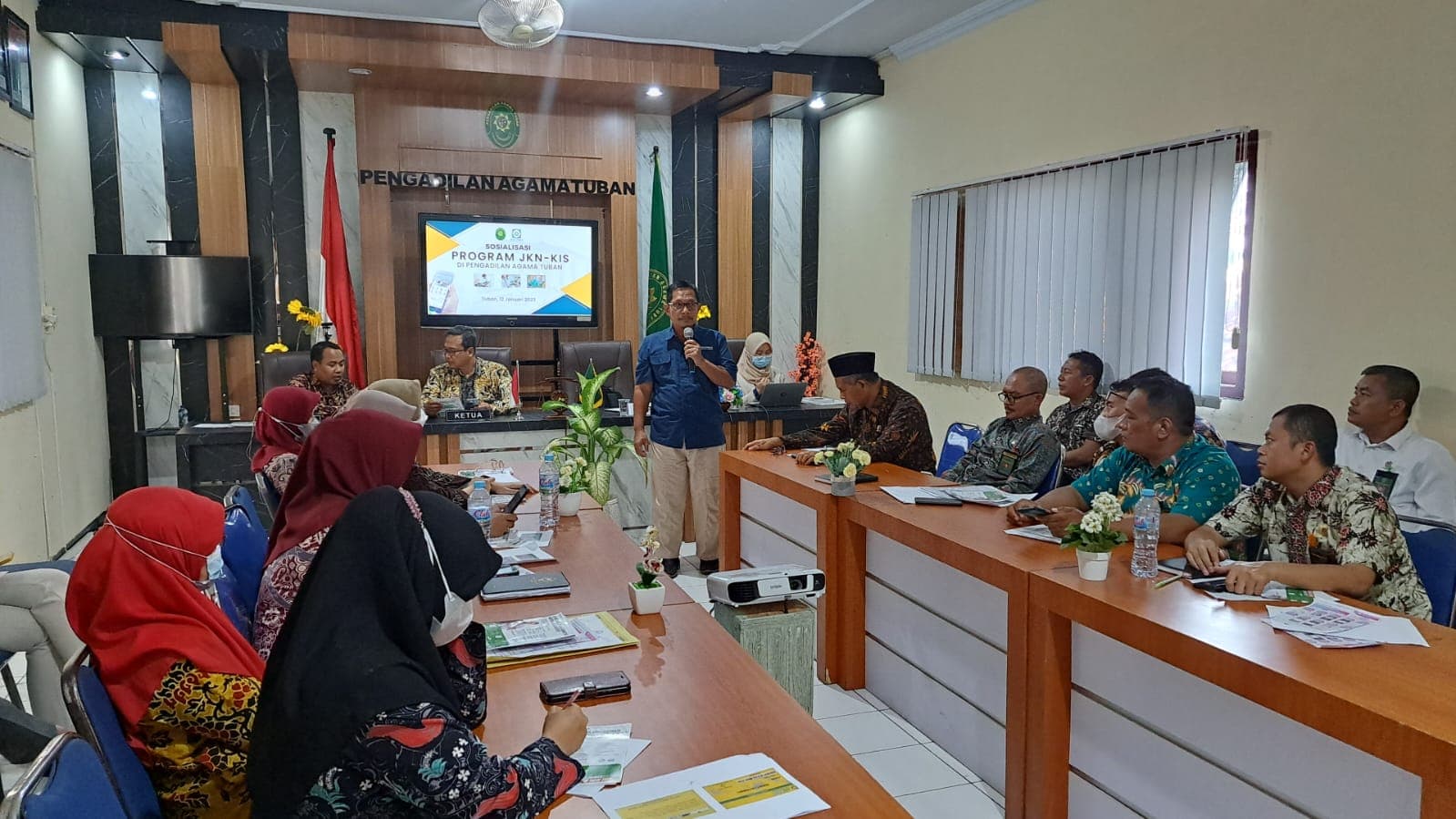 Peroleh informasi JKN-KIS,Aparatus PA Tuban Ikuti Sosialisasi BPJS Kesehatan