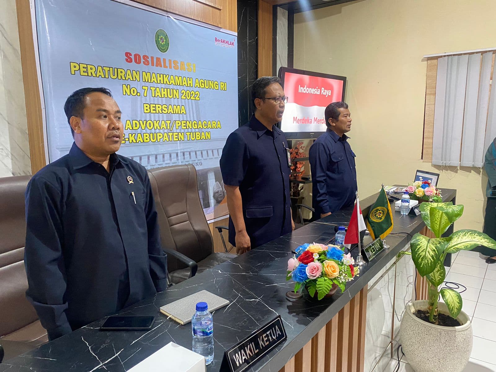 Terkait PERMA No 7 Tahun 2022, PA Tuban Laksanakan Sosialisasi dengan Advokat di Kab. Tuban