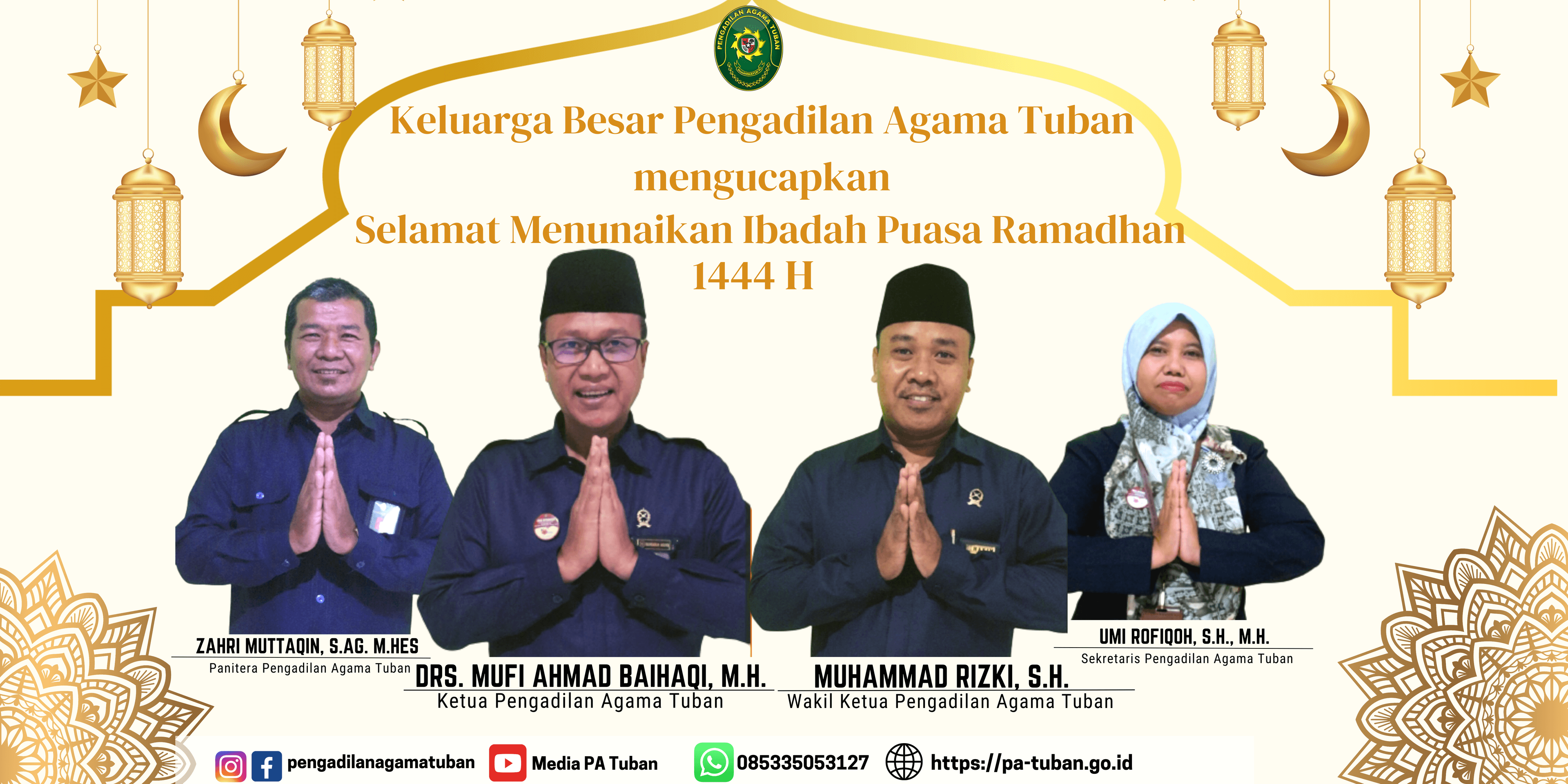 Selamat menjalankan ibadah puasa 1444 H
