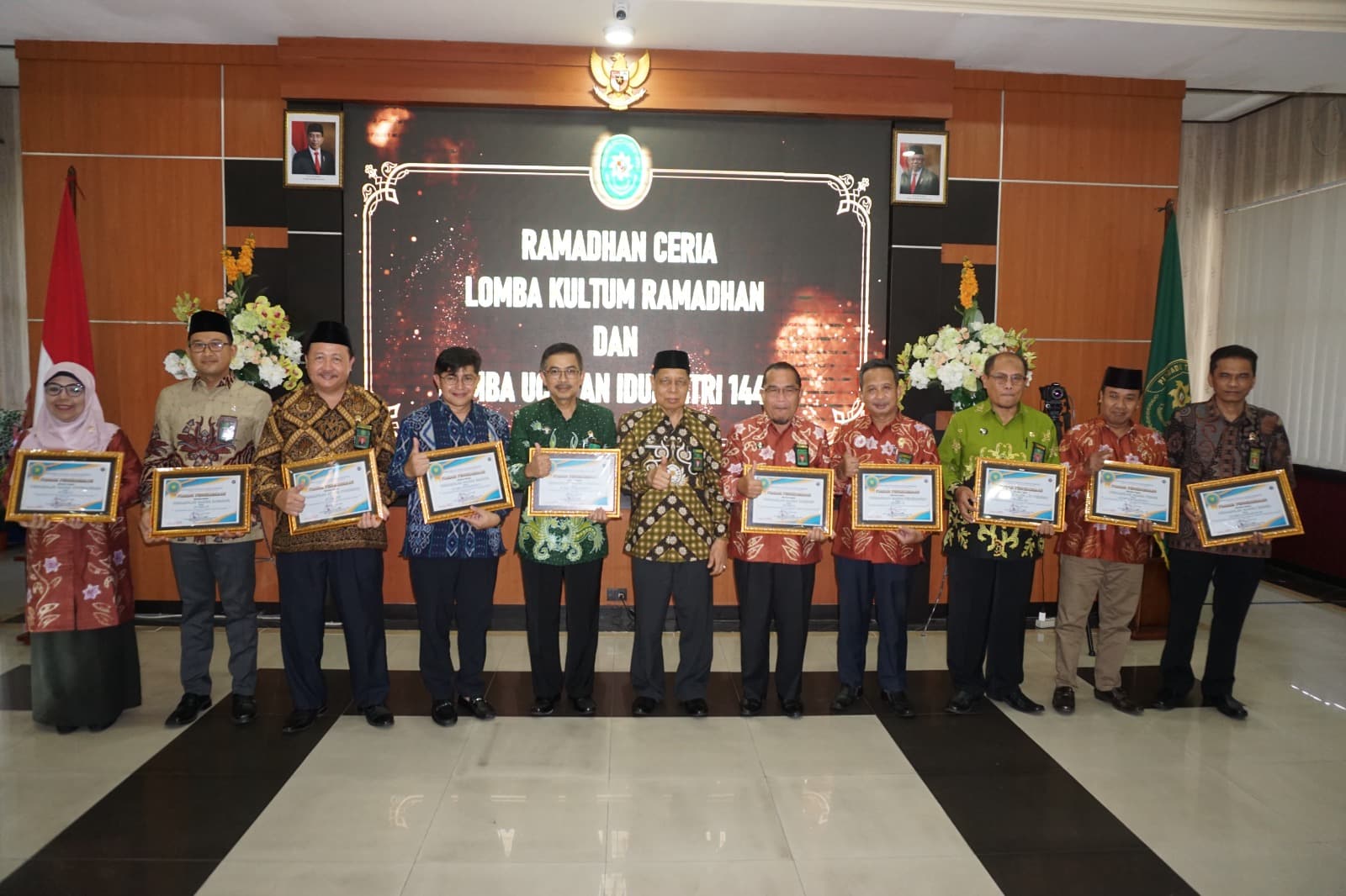 Ikuti Halal Bi Halal PTA Surabaya : PA Tuban Raih Harapan 1 Video Ucapan Idul Fitri