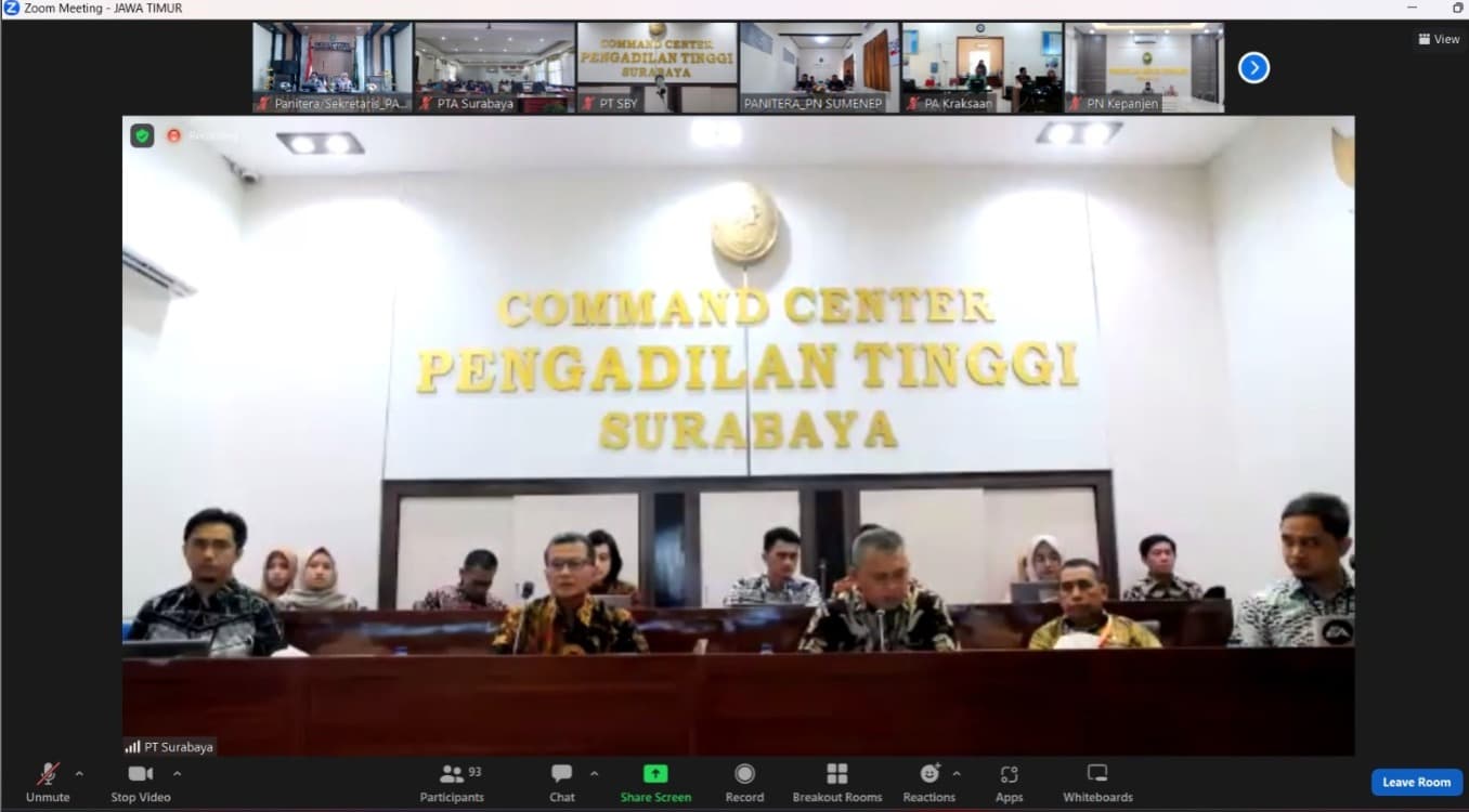 PA Tuban ikuti Sosialisasi Surat Keputusan
Ketua Mahkamah Agung Tentang Tata Naskah Dinas