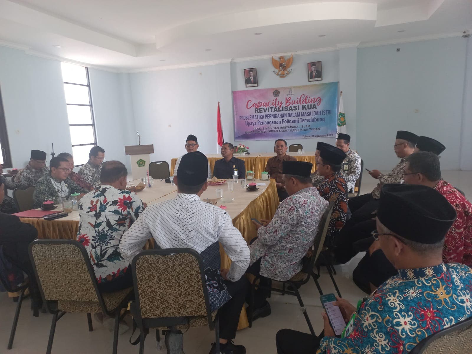 PA Tuban hadiri undangan Kasi Bimas Kemenag Tuban dalam kegiatan Upaya Penanganan Poligami terselubung