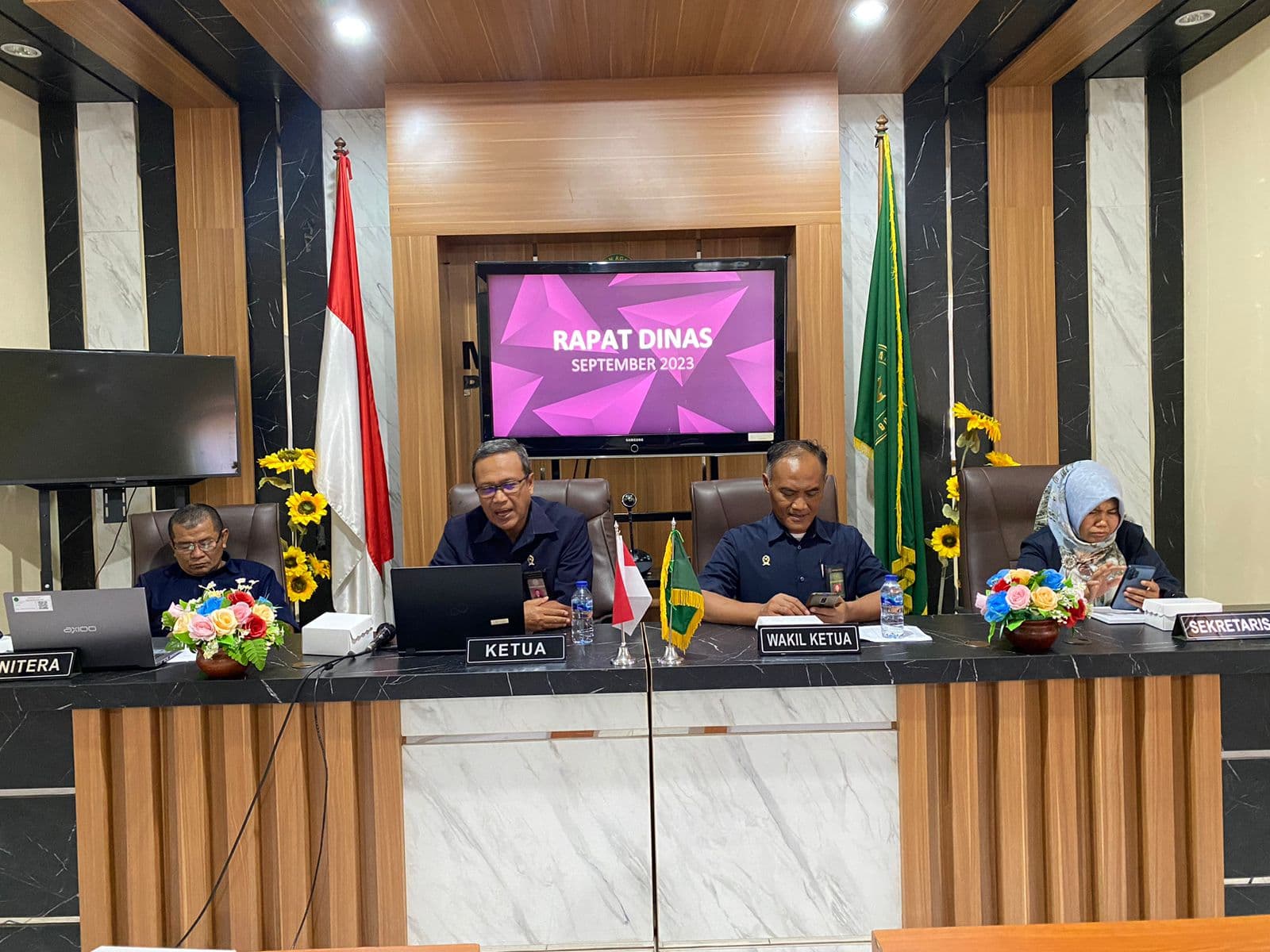 Jajaran Pimpinan PA Tuban Lakukan Monev Bulanan di Akhir Periode Triwulan Tiga