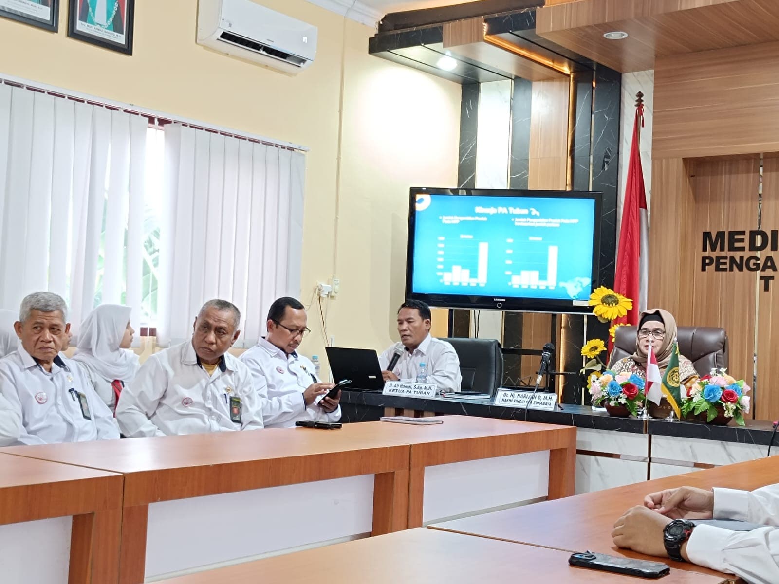 Perkuat Pembangunan Zona Integritas PTA Surabaya melakukan Pembinaan dan Pemdampingan Zona Integritas di PA Tuban