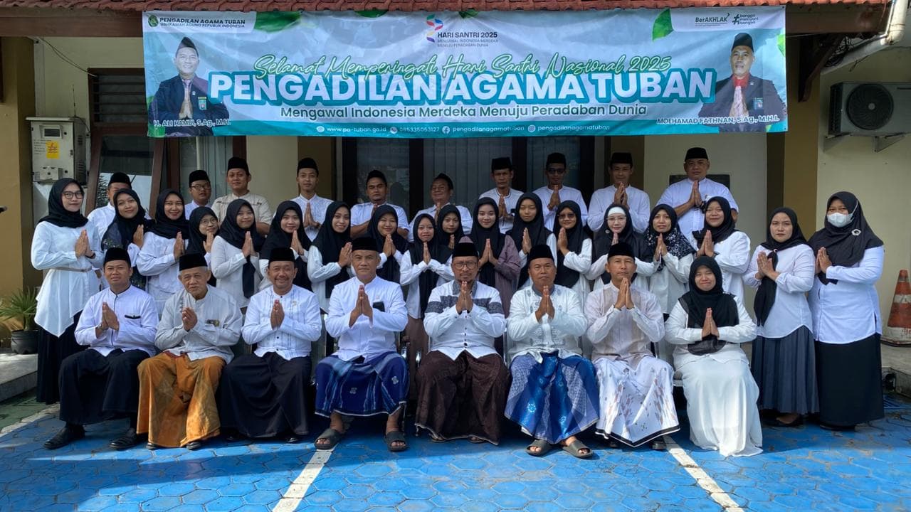 Semangat Santri, Semangat Pengabdian: Pengadilan Agama Tuban Gelar Apel Hari Santri 2025