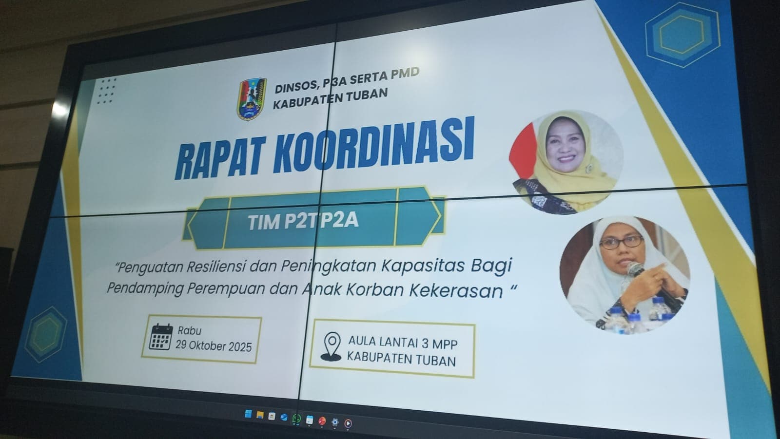 Sekretaris PA Tuban Hadiri Rakor P2TP2A: Wujud Komitmen Perlindungan Hak Perempuan dan Anak