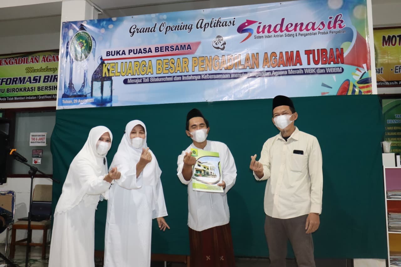 Atasi Antrian Sidang yang panjang Pengadilan Agama Tuban Launching Aplikasi Sindenasik