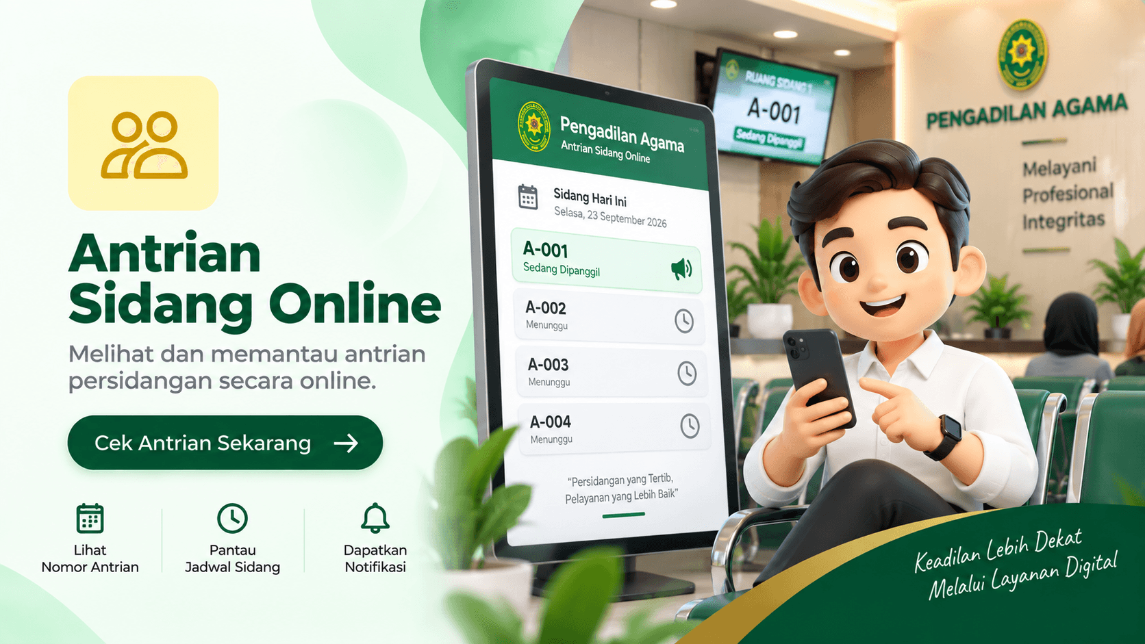 Antrian Sidang Online